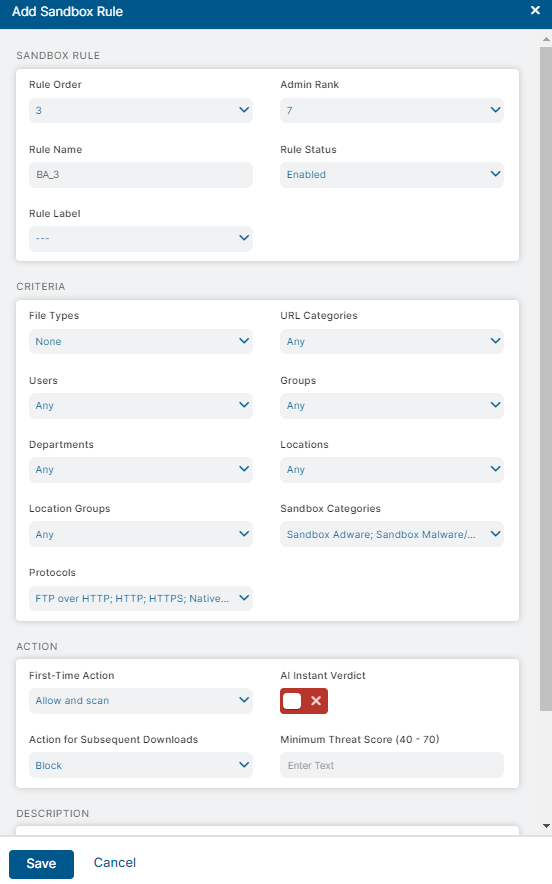 Sandboxについて | Zscaler